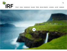 Tablet Screenshot of irf.fo