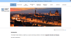 Desktop Screenshot of irf.it